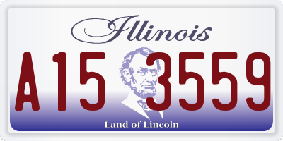 IL license plate A153559