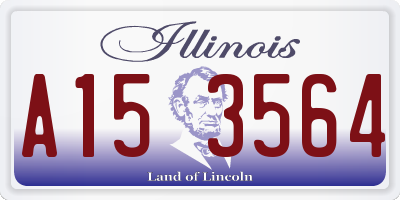 IL license plate A153564