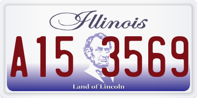 IL license plate A153569