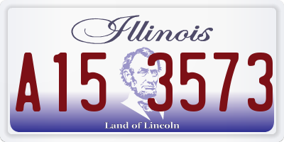 IL license plate A153573