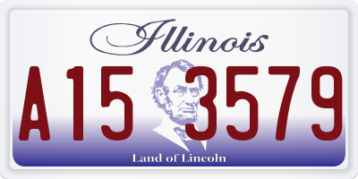 IL license plate A153579