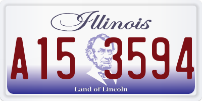 IL license plate A153594
