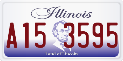 IL license plate A153595