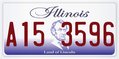 IL license plate A153596