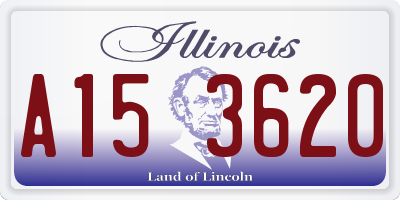 IL license plate A153620