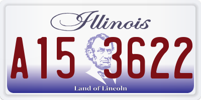 IL license plate A153622