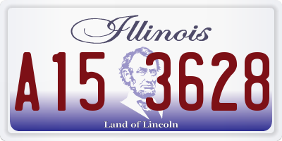 IL license plate A153628