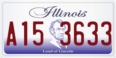 IL license plate A153633