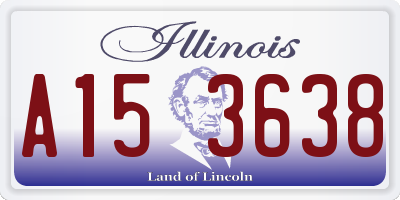 IL license plate A153638