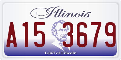 IL license plate A153679