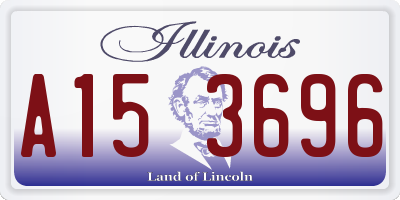 IL license plate A153696
