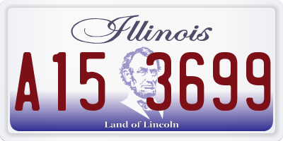 IL license plate A153699