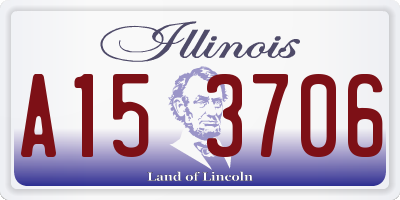 IL license plate A153706