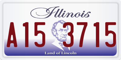 IL license plate A153715