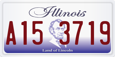 IL license plate A153719
