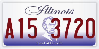 IL license plate A153720