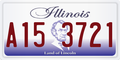 IL license plate A153721