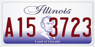 IL license plate A153723