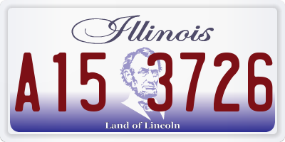 IL license plate A153726