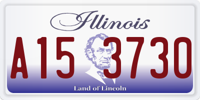 IL license plate A153730