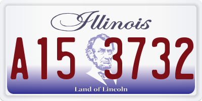 IL license plate A153732