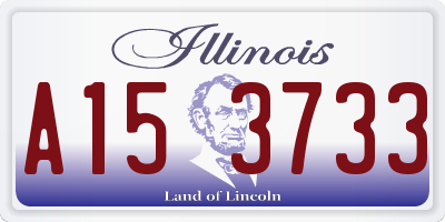 IL license plate A153733