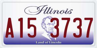 IL license plate A153737