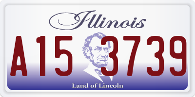 IL license plate A153739
