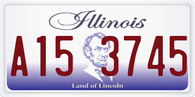 IL license plate A153745