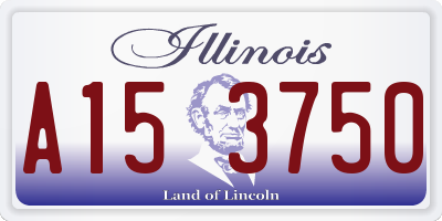 IL license plate A153750