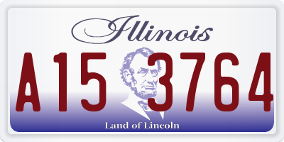 IL license plate A153764