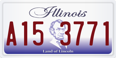 IL license plate A153771