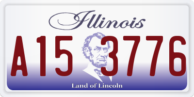 IL license plate A153776