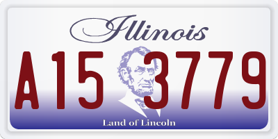 IL license plate A153779