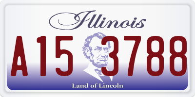 IL license plate A153788