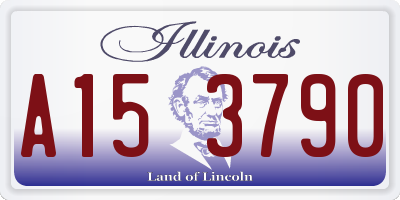IL license plate A153790