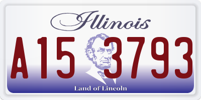 IL license plate A153793