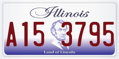 IL license plate A153795