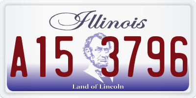 IL license plate A153796