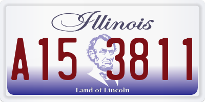 IL license plate A153811