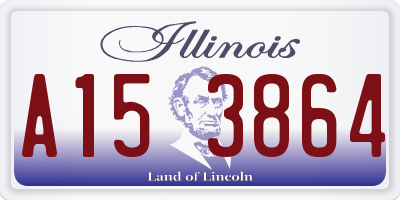 IL license plate A153864