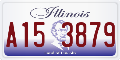 IL license plate A153879
