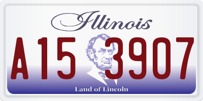 IL license plate A153907