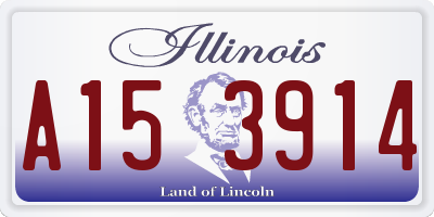 IL license plate A153914