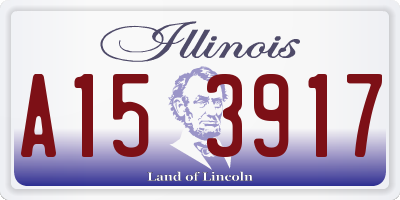 IL license plate A153917