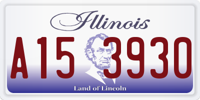 IL license plate A153930