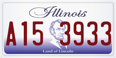 IL license plate A153933