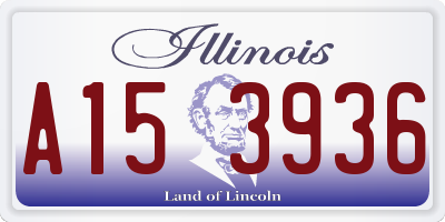 IL license plate A153936
