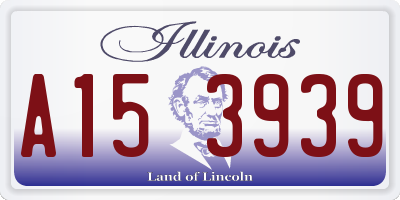 IL license plate A153939