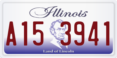 IL license plate A153941